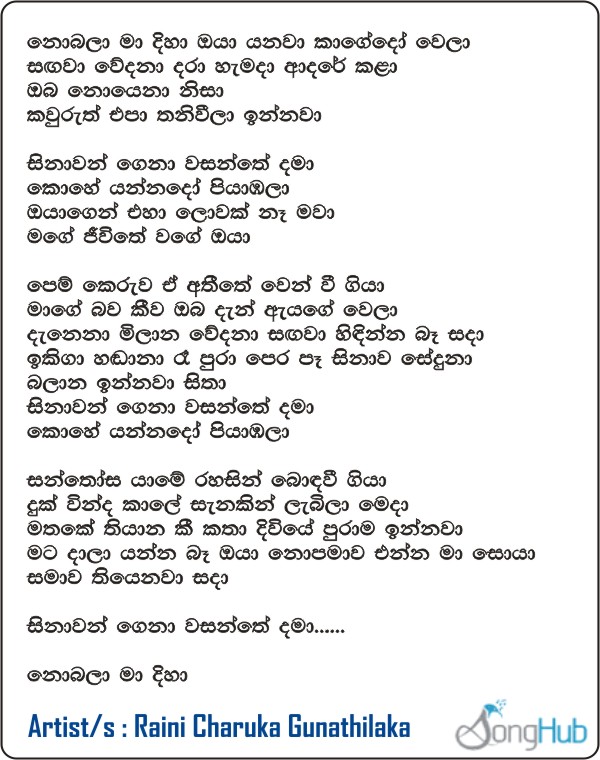 Nobala Ma Diha (Voice Teens) Song